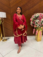 Poorvi Angrakha Anarkali Set