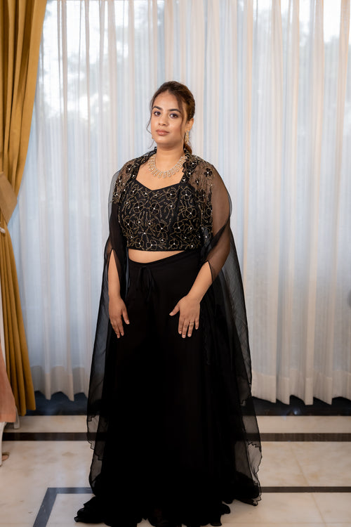 Full view of Aafreen Embroidered Lehenga Se.