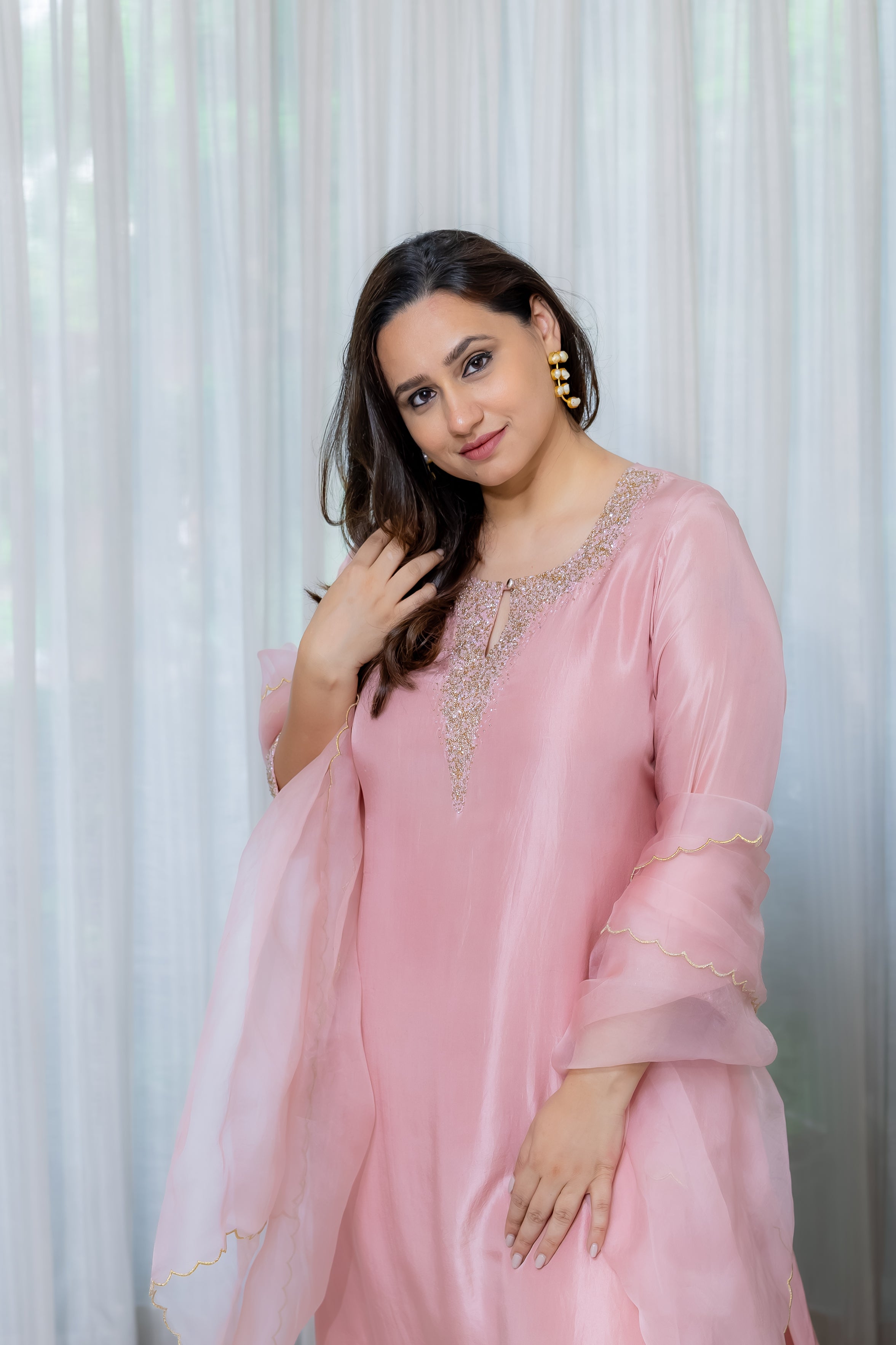Meera Organza Suit Set