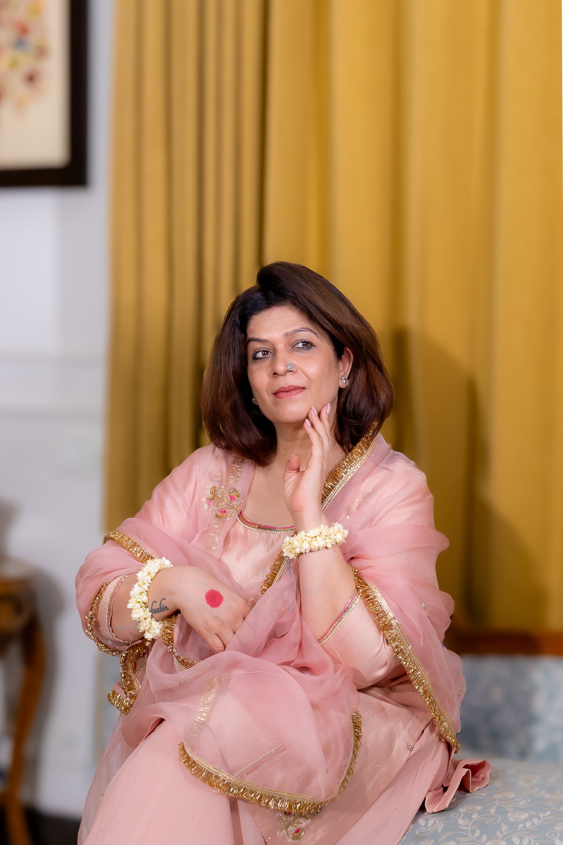 Preet Blush Suit Set