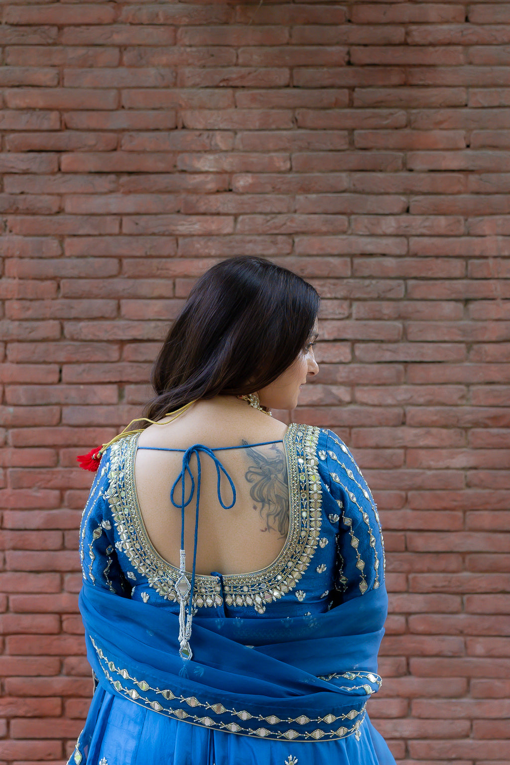 Geet Royal Blue Lehenga Set
