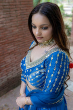 Geet Royal Blue Lehenga Set