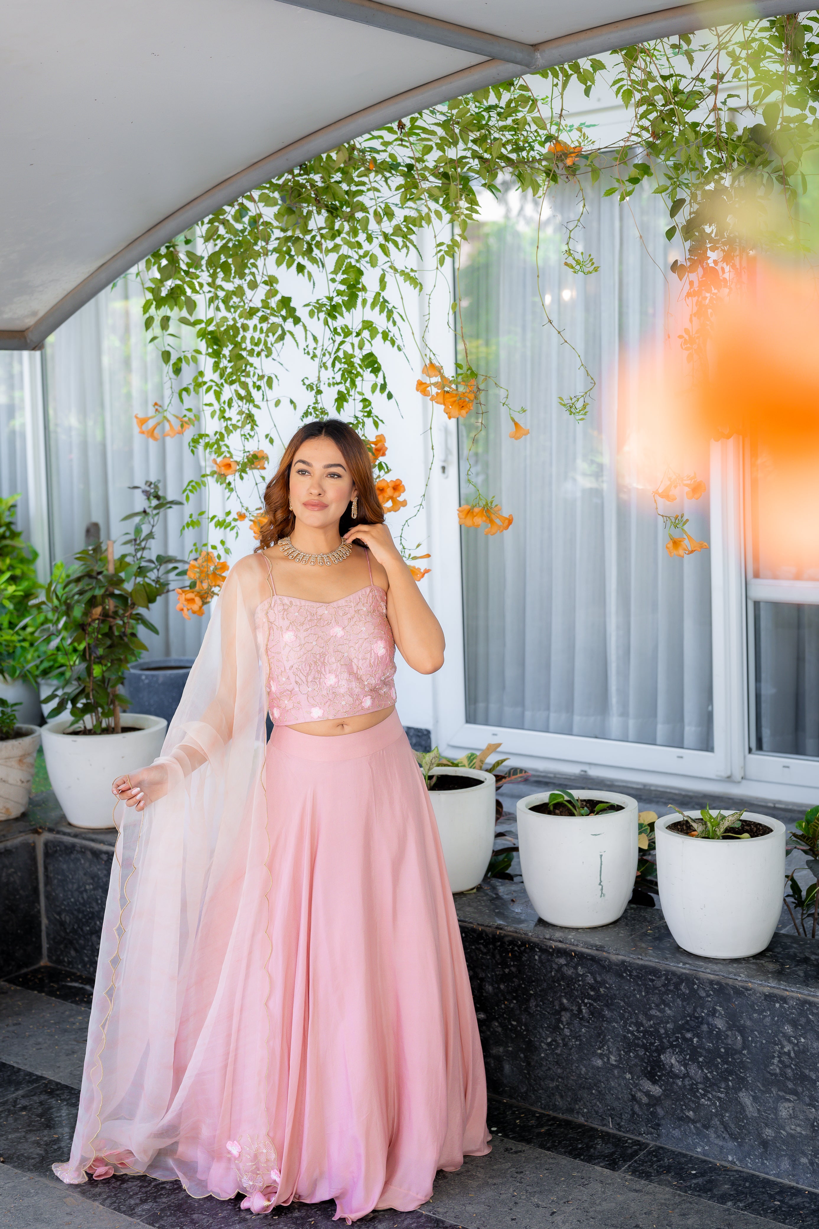 Rashi Pink Lehenga Set