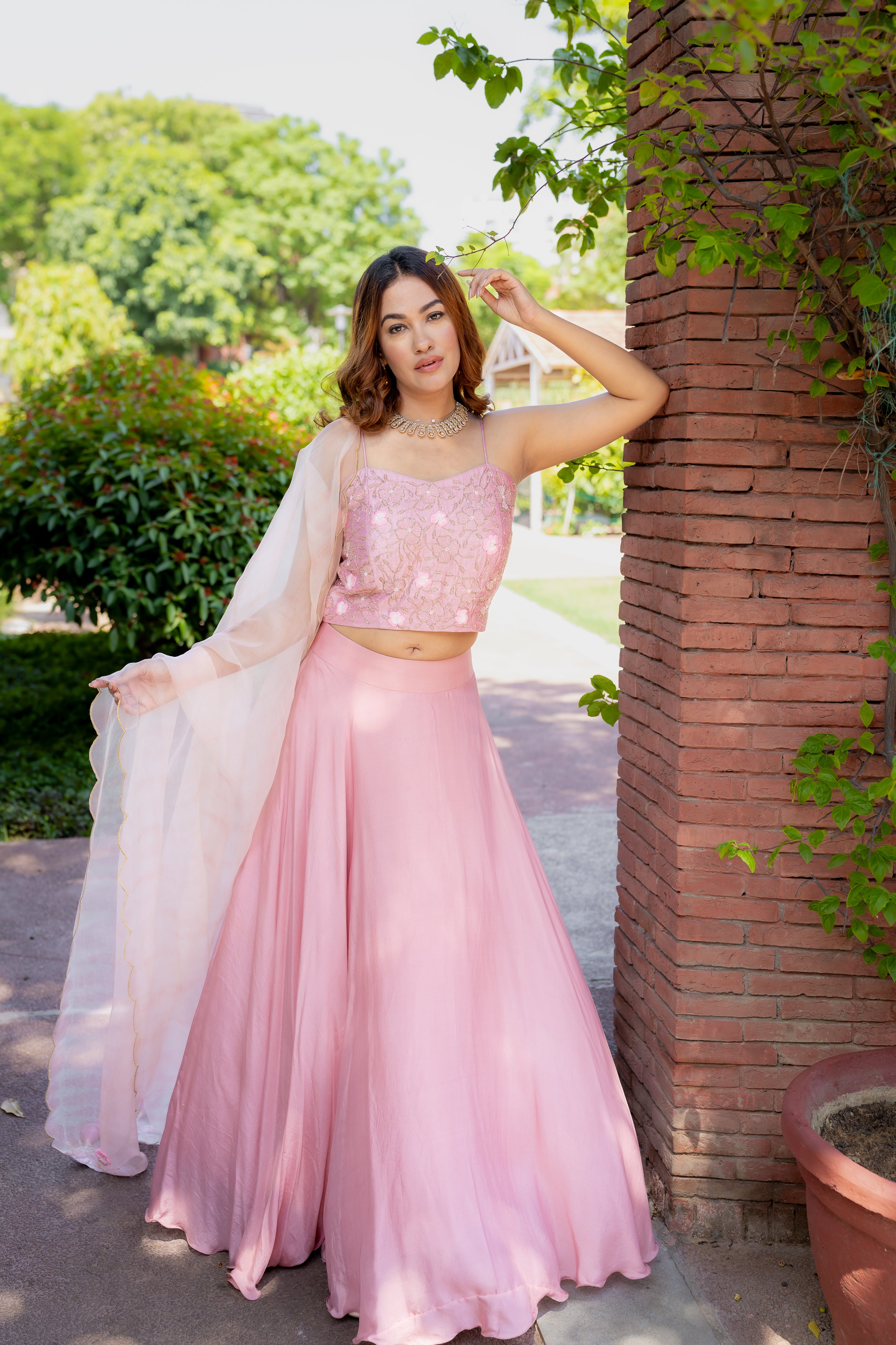 Rashi Pink Lehenga Set