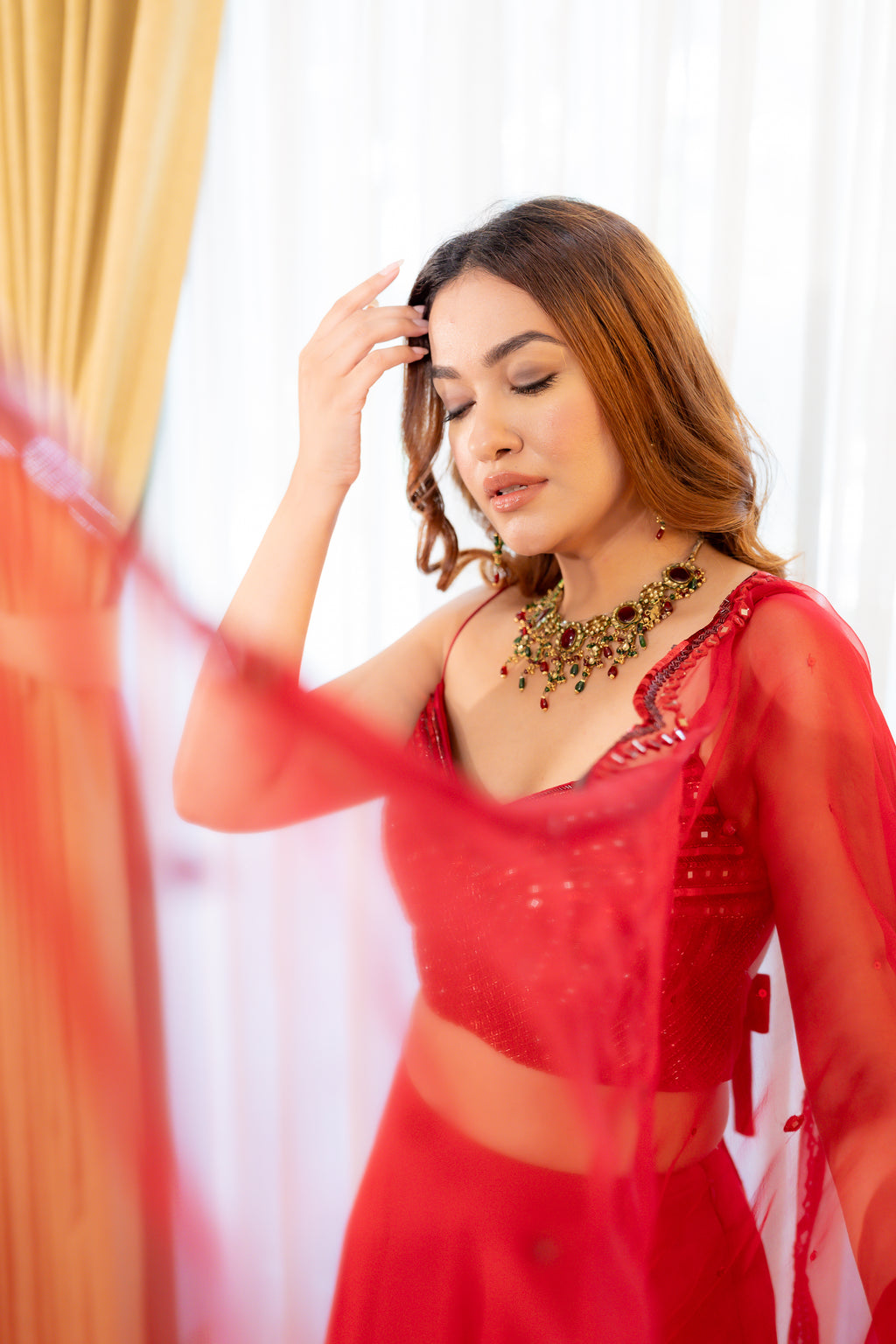Raktima Noor Embellished Lehenga Set