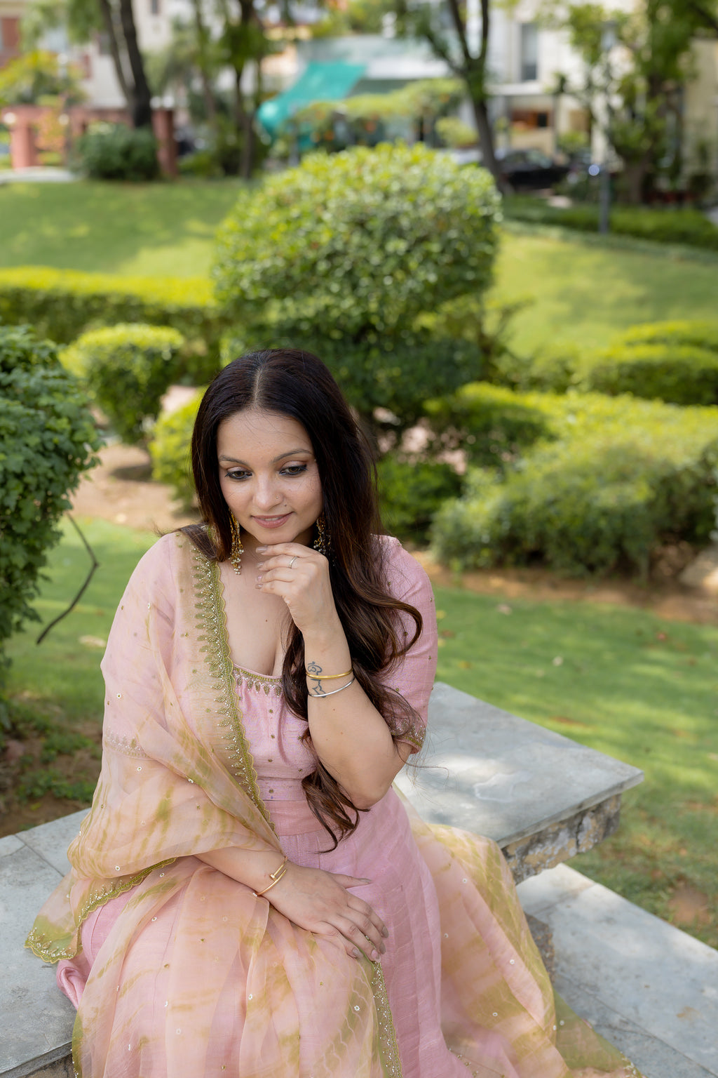 Saira Blush Lehenga Set