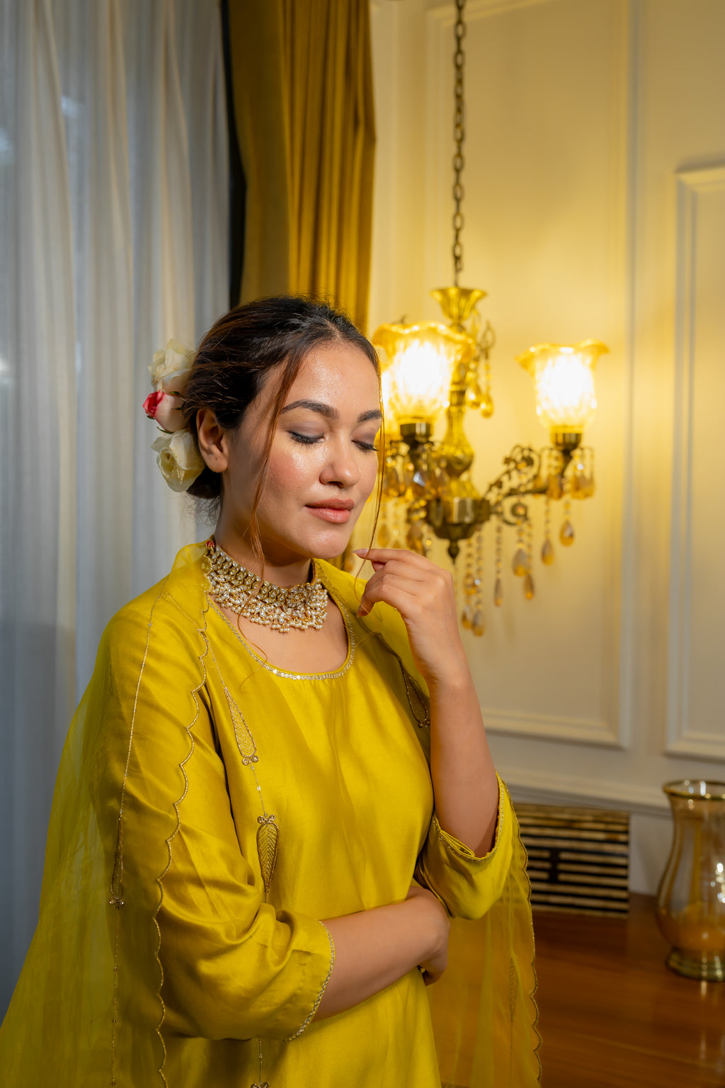 Ambika Gharara set