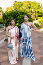 Full length view of Reet Coord set available in blue and pink color.