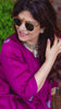 preet bandhej kurta set in magenta color video

